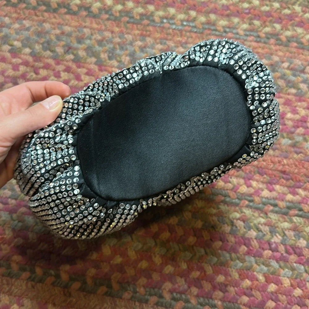 NWT J CREW RHINESTONE LIMITED EDITION CRYSTAL HAND BAG party bling - Picture 4 of 7